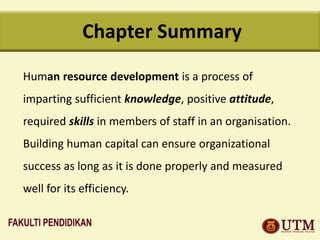 Human Resource Development in Education | PPTX