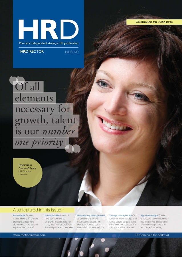 connie gibney linkedin emea hr director