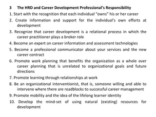 Career Management & Development: Concept, Objectives, Relevance and ...