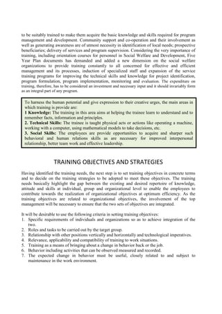 Human Resource Development and capacity building for NGOs, NPOs, VOs | PDF