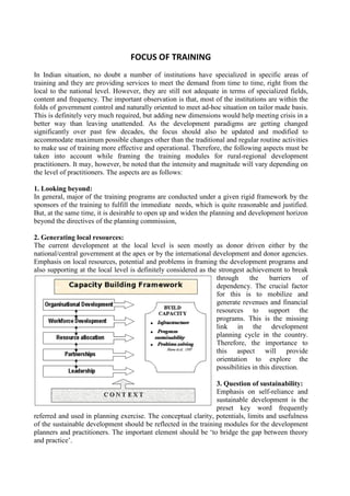 Human Resource Development and capacity building for NGOs, NPOs, VOs | PDF