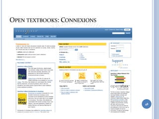 OPEN TEXTBOOKS: CONNEXIONS
48
 