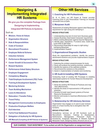 Hr Awarness Programs.pdf Brochure on Training , Courses & other HR Services | PDF