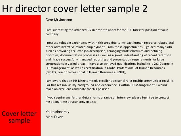 hr director cv