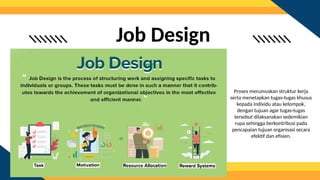 Human Resource Department and Job Design | PPTX