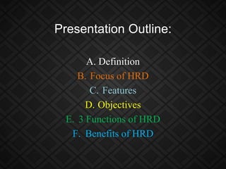 Human Resource Development in Principles of Guidance and Values ...