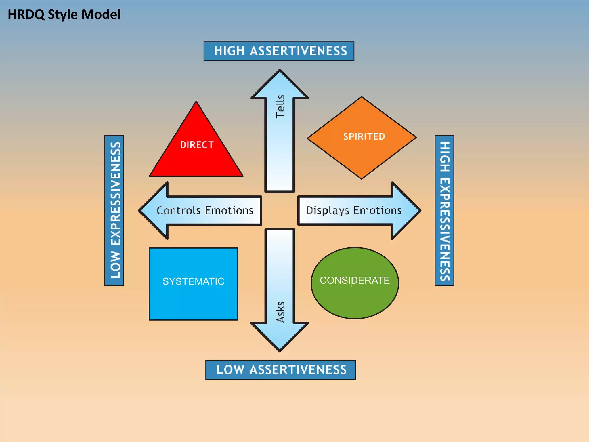 SYSTEMATIC CONSIDERATE
HRDQ Style Model
 