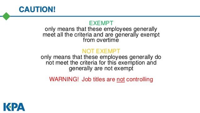 exempt employee means