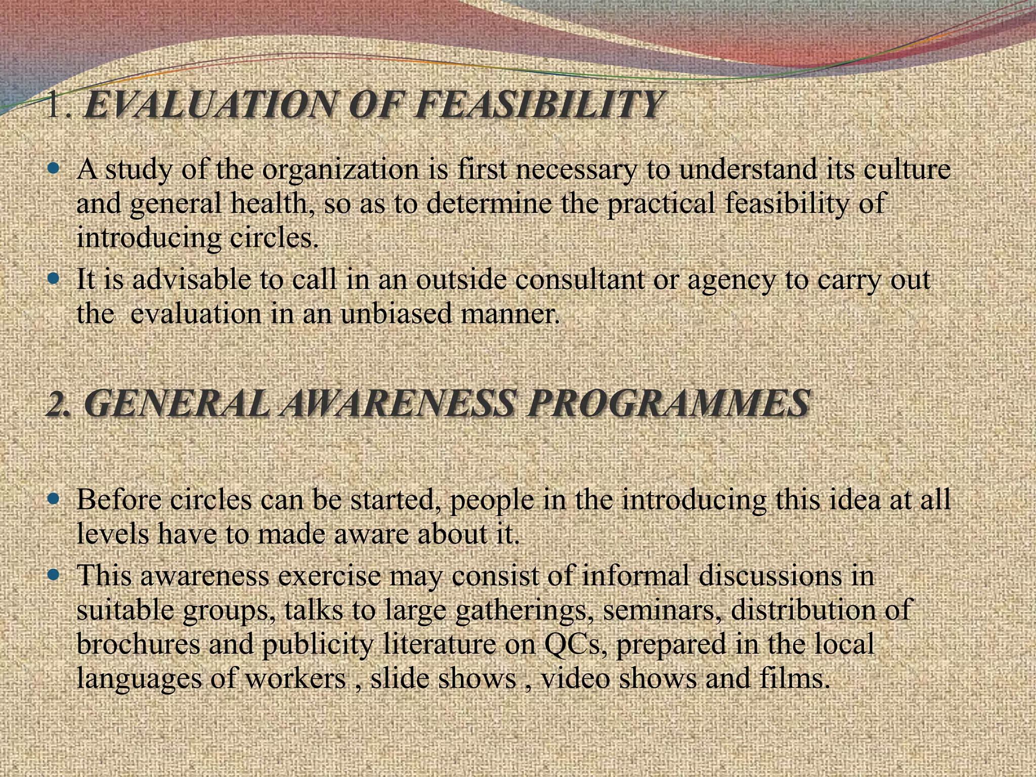 Structure  of  Quality  Circle