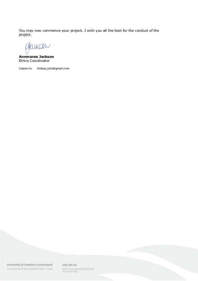 Human Research Ethics Committee Approval Letter 030915