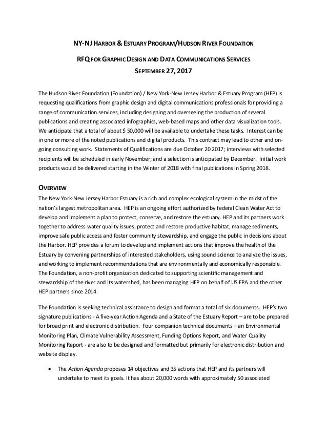 HRF HEP Request For Qualifications For Graphic Design And Other Commu 