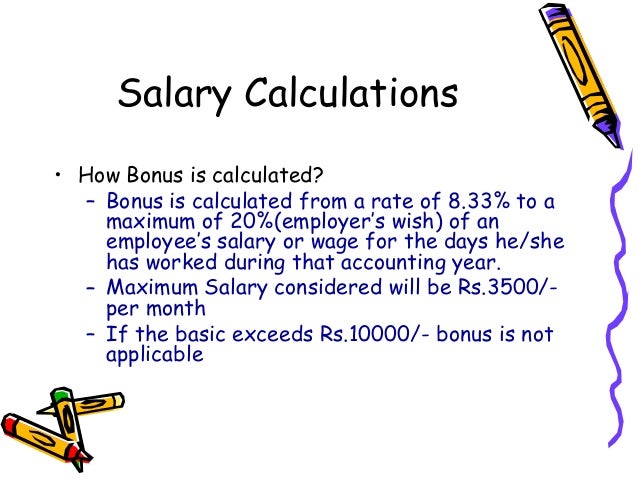 salary deduction calculation