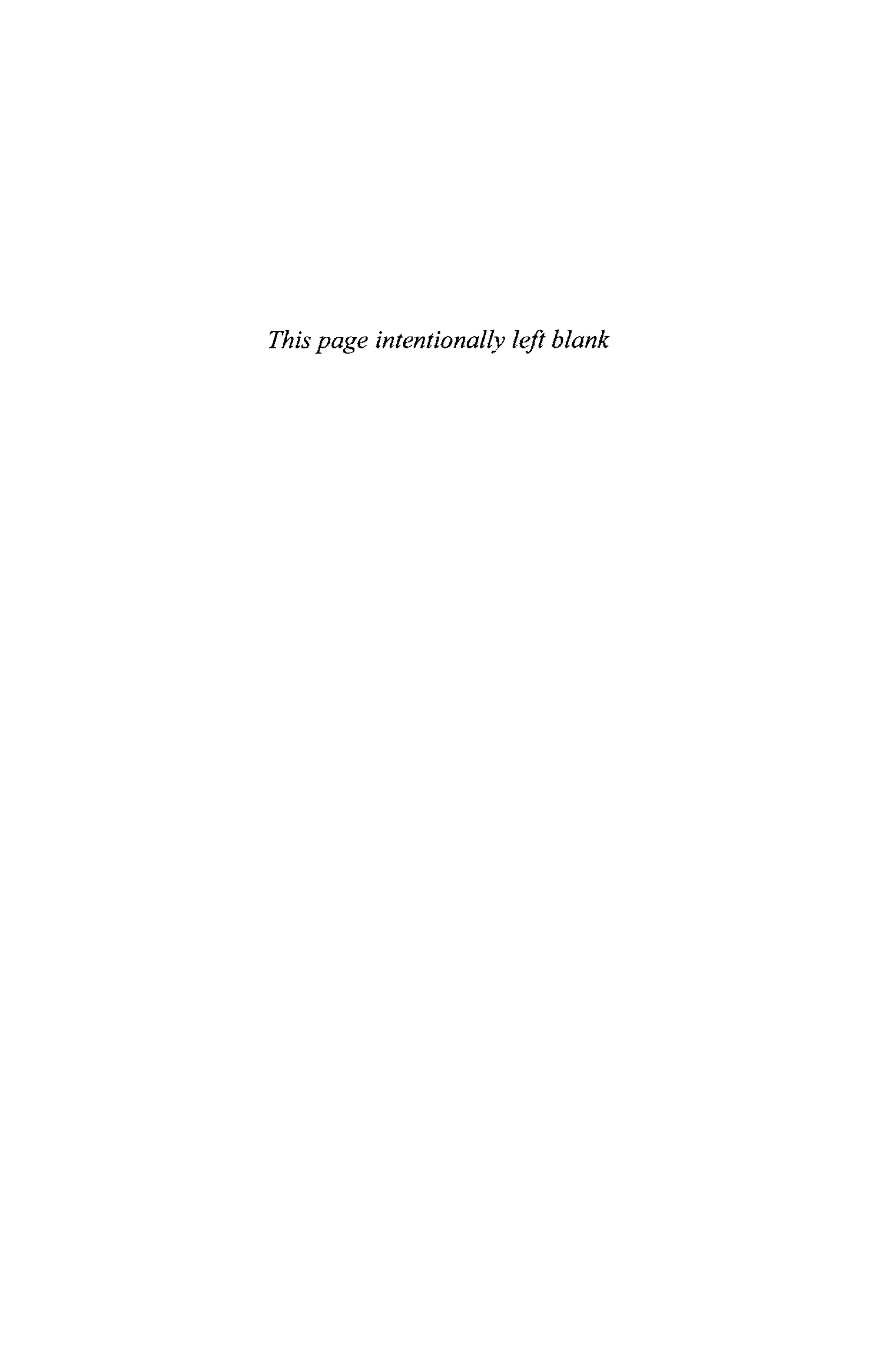 This page intentionally left blank
 
