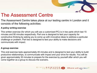 Civil Service HR Fast Stream 2014 Recruitment Presentation | PPT