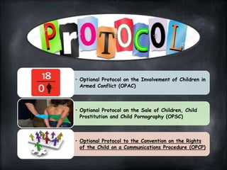 • Optional Protocol to the Convention on the Rights
of the Child on a Communications Procedure (OPCP)
 