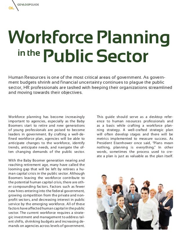 Workforce Planning in the Public Sector