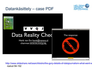 Datankäsittely – case PDF




http://www.slideshare.net/searchbistro/the-gory-details-of-datajournalism-what-went-w
 -kalvot 94-152
 
