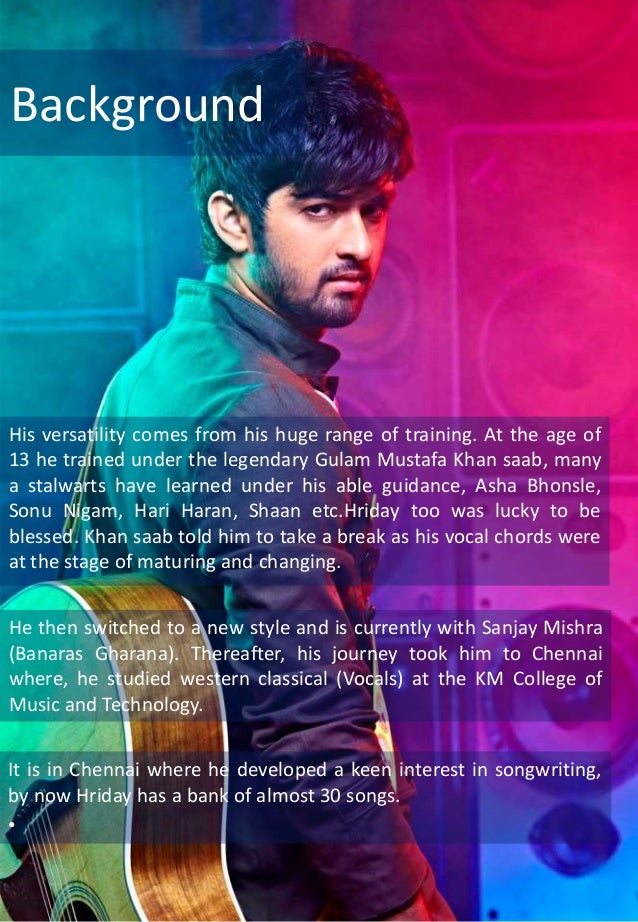 singer hriday gattani profile singer hriday gattani profile