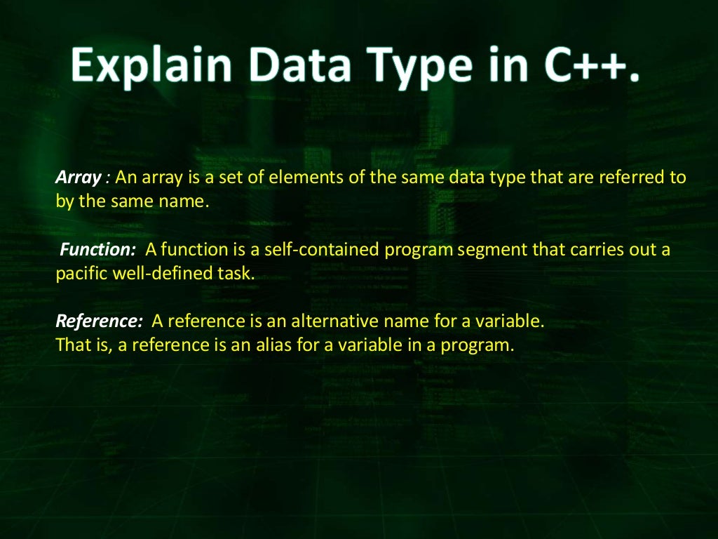 Basic Data Types in C++