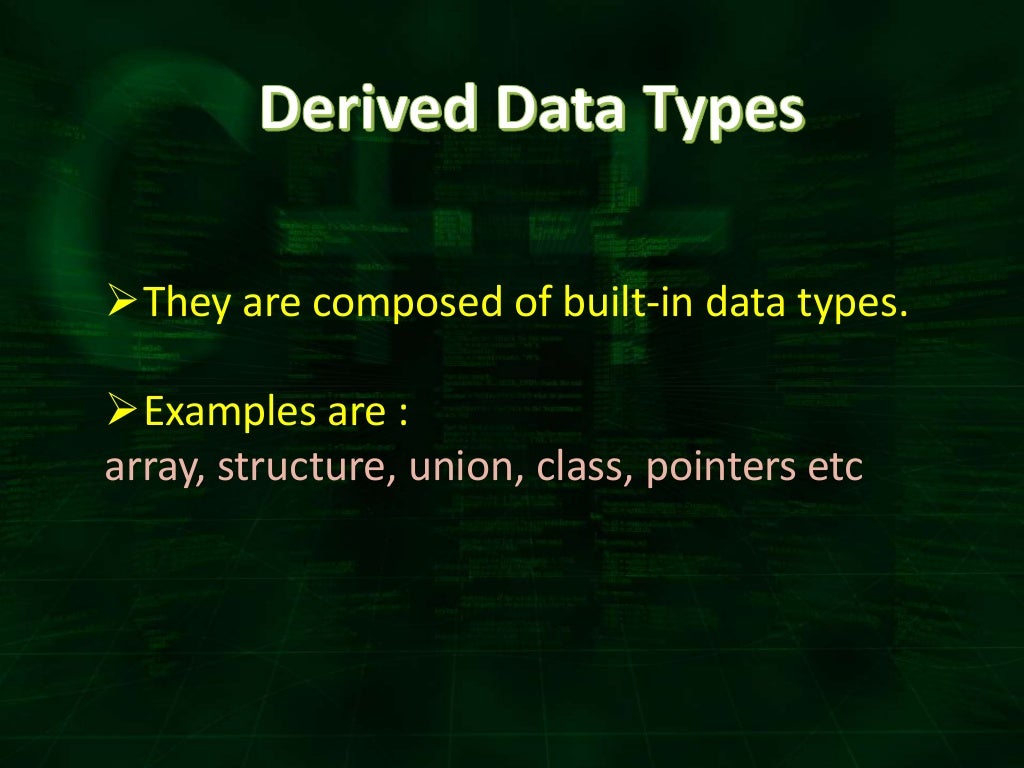 Basic data types and operations - compnery