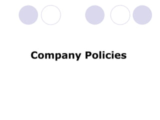 Company Policies