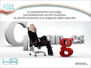 Il cambiamento coinvolge
inevitabilmente anche il business,
le attività lavorative e le esigenze delle aziende!

 
