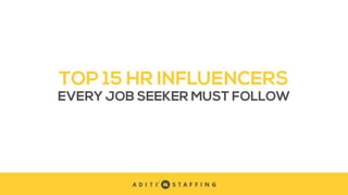 Top HR Influencers on Twitter 