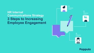 HR Internal
Communications Strategy
3 Steps to Increasing
Employee Engagement
 