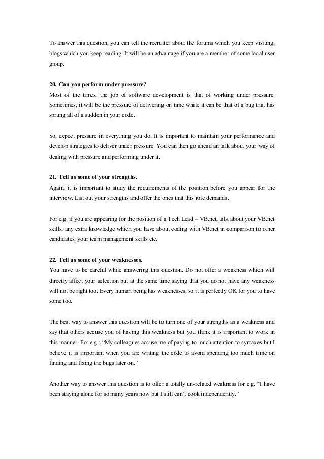 interview questions for executives