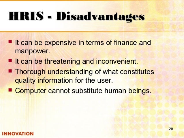 hris disadvantageshris