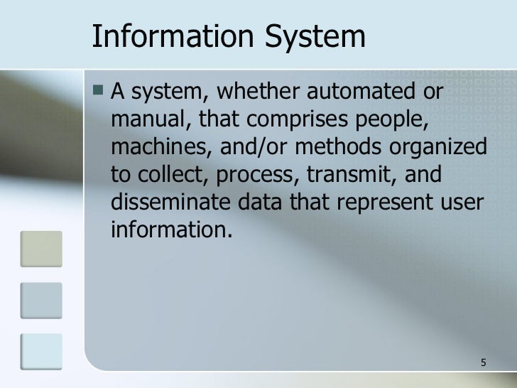 5 information system
