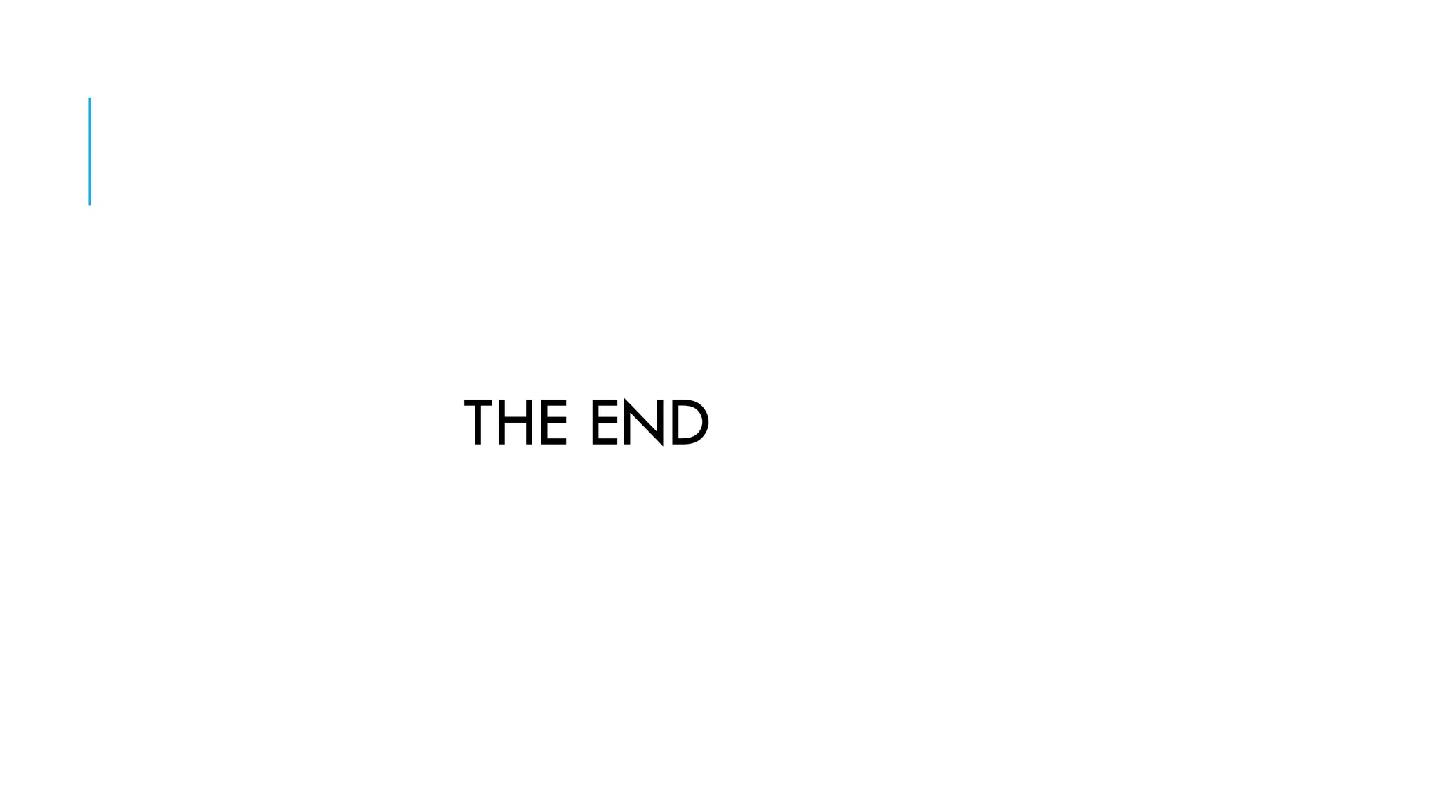 THE END
 
