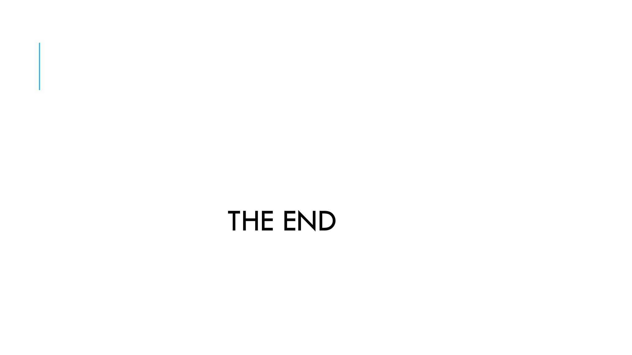 THE END
 