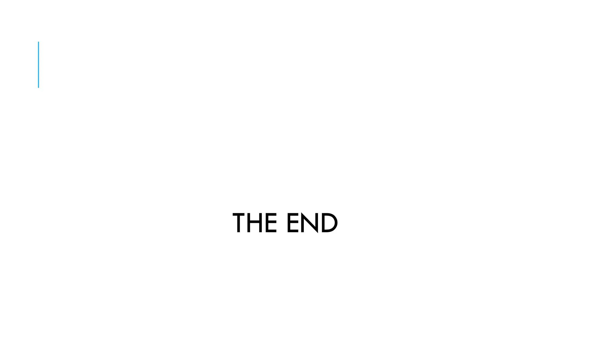 THE END
 