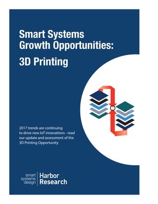 Smart Systems
Growth Opportunities:
3D Printing
2017 trends are continuing
to drive new IoT innovations - read
our update and assessment of the
3D Printing Opportunity
smart
systems
design
 
