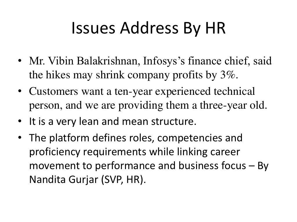 Hr issues at infosys (1)
