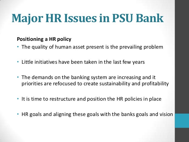 Hr Implications in Private Banks