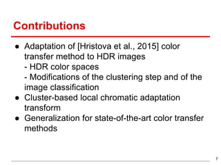 Color transfer between high-dynamic-range images | PPTX