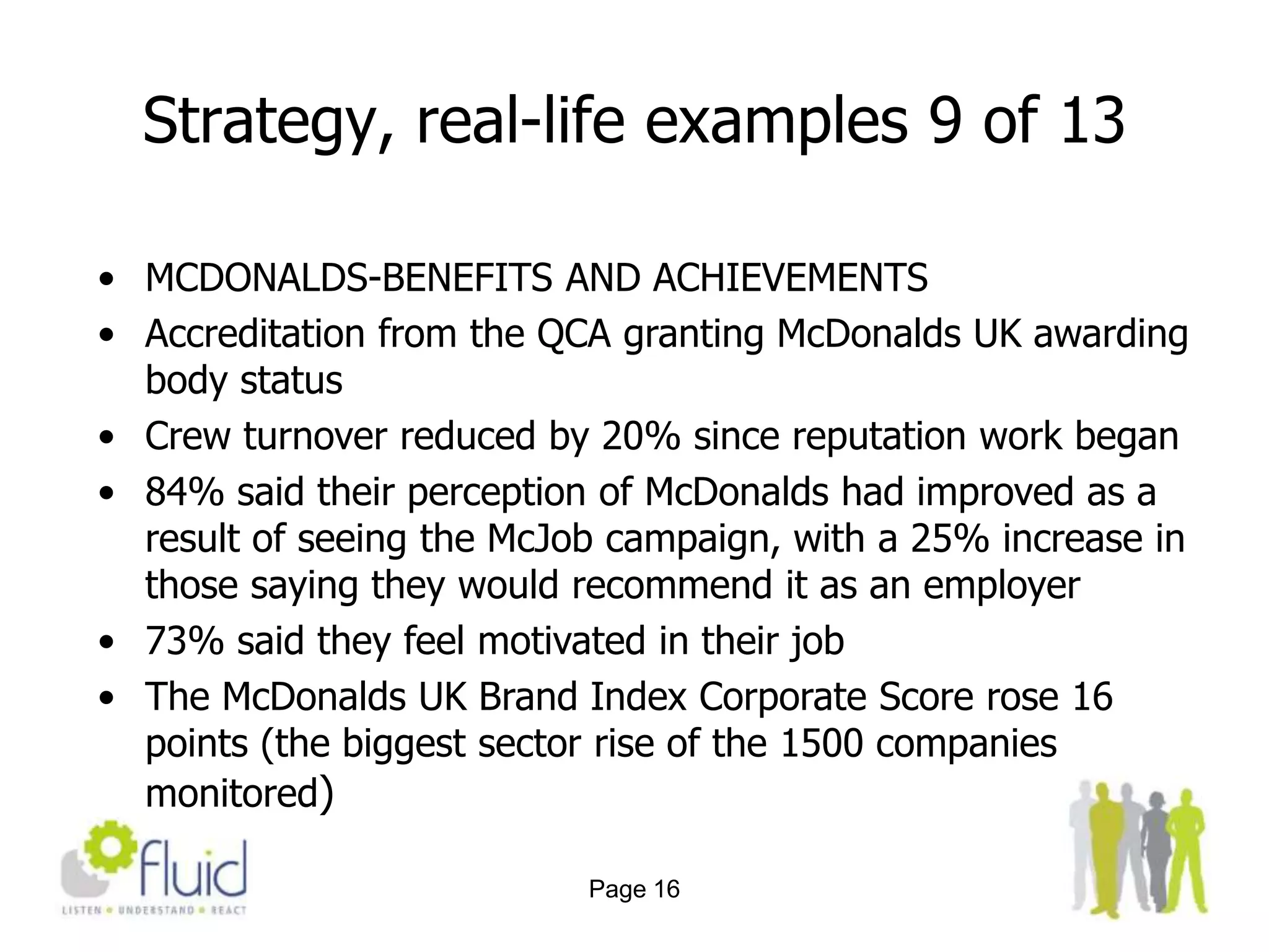 Total rewardPage 7Strategy, real-life examples