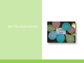 Get the best stories.
 