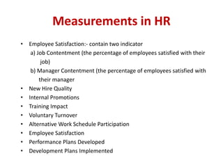 HR Metrics