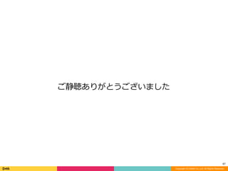 Copyright (C) DeNA Co.,Ltd. All Rights Reserved.
67
ご静聴ありがとうございました
 