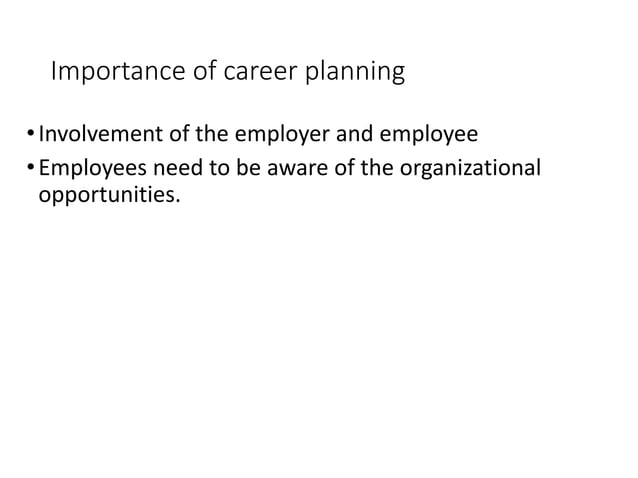 career planning | PPTX