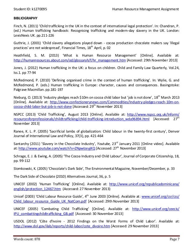 Slavery in the chocolate industry business ethics image