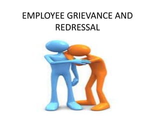 EMPLOYEE GRIEVANCE AND
REDRESSAL
 