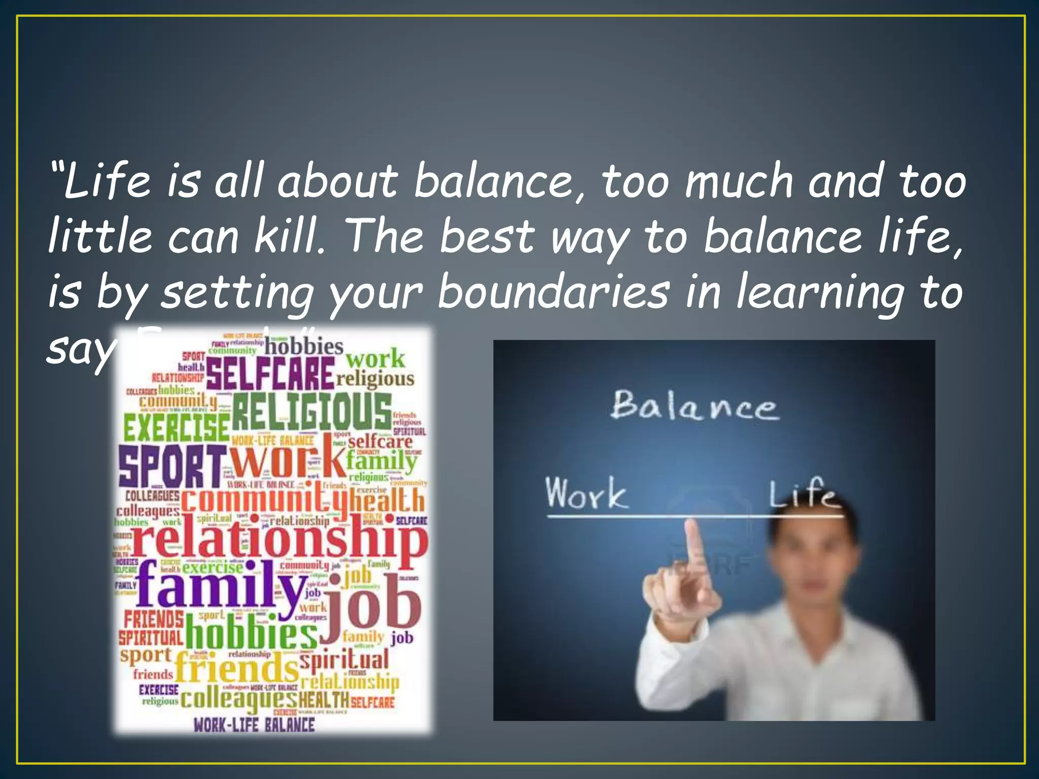 Work Life Balance | PPTX