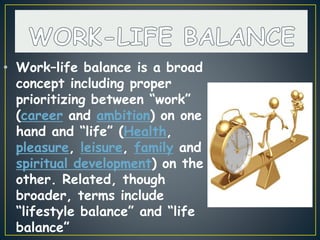 Work Life Balance | PPTX