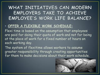 Work Life Balance | PPTX