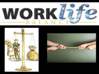 • Work–life balance is a broad
concept including proper
prioritizing between “work”
(career and ambition) on one
hand and ...