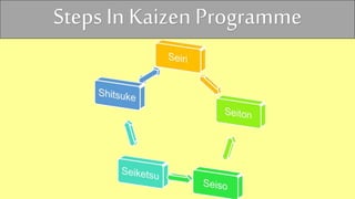 Steps In Kaizen Programme
 
